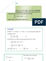 Materi Pertemuan Ke-9. PD Liner Bernoulli