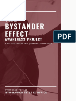 Bystander Effect Proposal