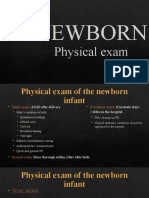 Normal Newborn PE