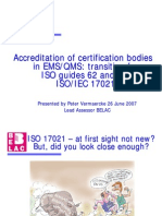 Slides Iso 17021 Be Lac