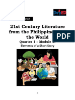 21st Century Literature From The Philippines and The World: Quarter 1 - Module 5: Elements of A Short Story