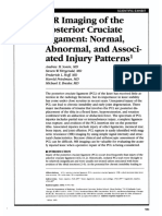 MR Imaging of The Posterior Cruciate Ligament: Normal, Abnormal, and Associ-Ated Injury Patterns1