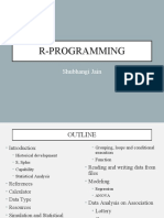 R-Programming: Shubhangi Jain