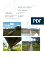 Construction of Foot Bridge Min