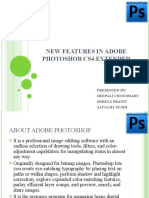 New Features in Adobe Photoshob Cs4 Extended: Presented By: Deepali Choudhary Shreya Pranit Satyajit Sundi