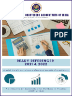 Icai Ready Referencer 2021-22