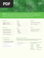 Jupyter Notebook Markdown Cheat Sheet | PDF | Written Communication ...