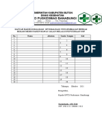 Daftar Hadir