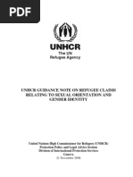 Download UNHCR Guidance Note on Claims For Refugee Status Under the 1951 Convention Relating To Sexual Orientation and Gender Identity by LGBT Asylum News SN53686396 doc pdf