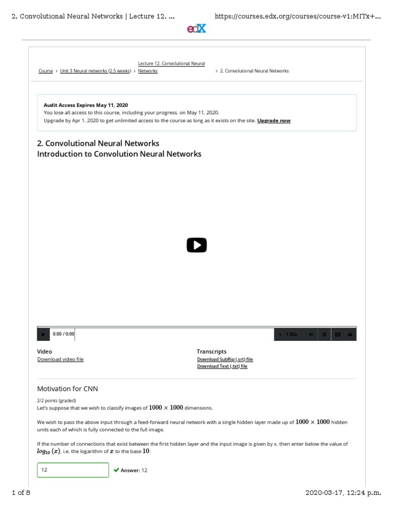 Convolutional Neural Networks Introduction To Convolution Neural ...