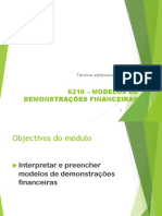 6216 Modelos de Demonstracoes Financeiras Ppt