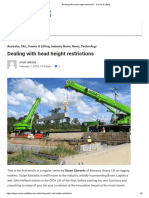 Dealing With Head Height Restrictions - Cranes & Lifting