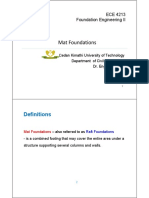 Design of Mat Foundation  