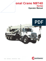 National Crane NBT40: Operator Manual