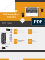 3.15 Prosedur Alat Komunikasi Transaksi