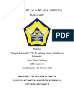 Makalah UAS MKU Bahasa Indonesia Dimas Farishandy - H1A021012