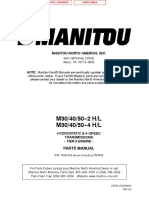 M30/40/50 - 2 H/L M30/40/50 - 4 H/L: Manitou North America, Inc