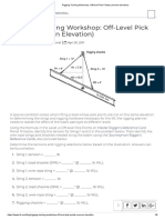 Rigging Training Workshop - Off-Level Pick Points (Uneven Elevation)
