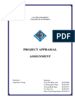 Project Appraisal Assignment: Can Tho University College of Economics