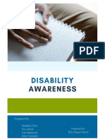 Disability Awareness Proposal