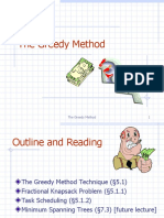 The Greedy Method 1