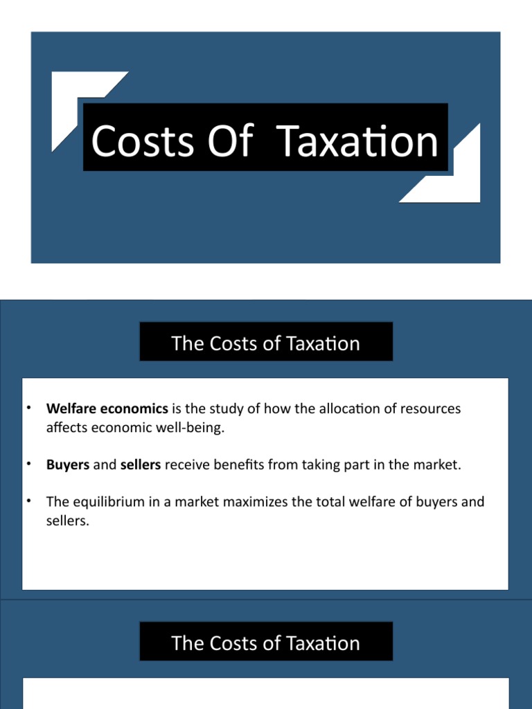 How Tax Affects The Market | PDF | Taxes | Marketing