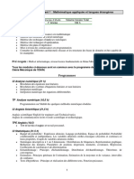 Programmes Modules Mastère GM