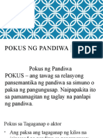 Pokus NG Pandiwa