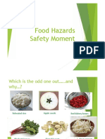 Food Hazards Safety Moment