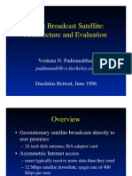 Direct Broadcast Satellite: Architecture and Evaluation: Venkata N. Padmanabhan