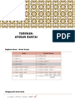 Aturan Rantai Dan Turunan Tingkat Tinggi Ok