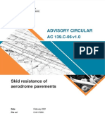 Advisory Circular AC 139.C-06 v1.0: Skid Resistance of Aerodrome Pavements