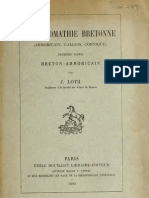 Loth, Chrestomathie Bretonne 1890