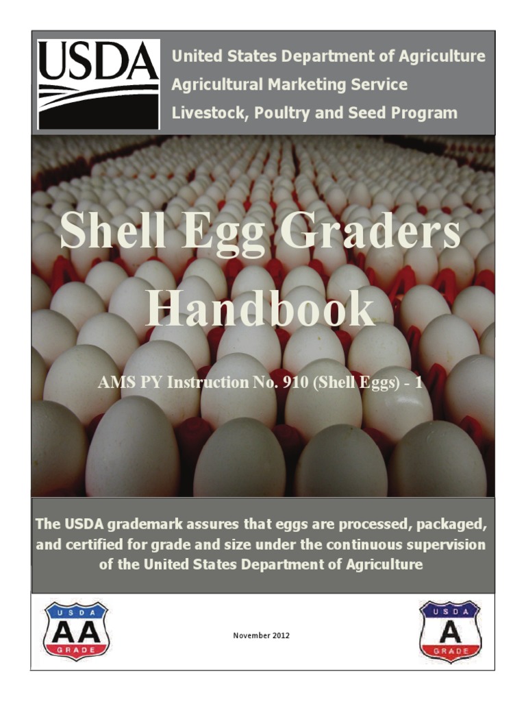 USDA Shell Egg Graders Handbook | PDF | Packaging And Labeling | Food ...