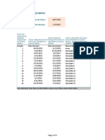 Controle de projetos em planilha