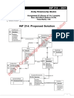 INF 214: Proposed Solution: Entity Relationship Models