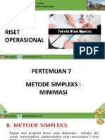 Teknik Riset Operasional_Pertemuan 7