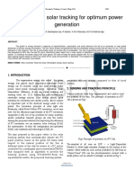 ATime Operated Solar Tracking for Optimum Power Generation