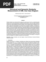 Structural and Semantic Similarity Measurement of UML Use Case Diagram