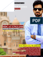 2008-2019 Past Papers MDCAT English by Prof. S