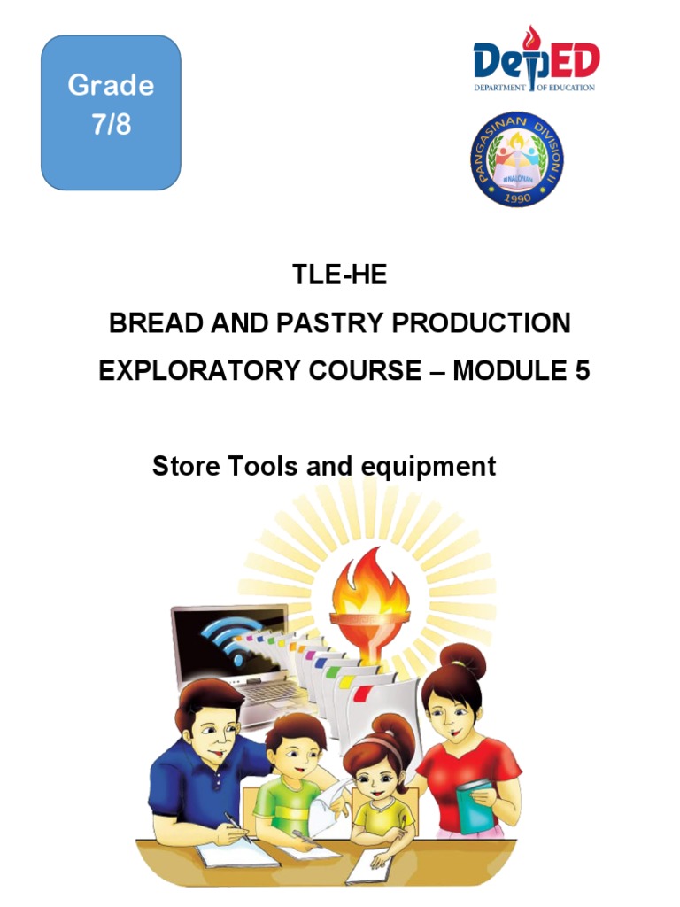Grade 7/8 TleHe Bread and Pastry Production Exploratory Course