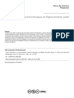 A. FAIVRE - La Documentation Canonico-liturgique de l'Eglise Ancienne (Suite)