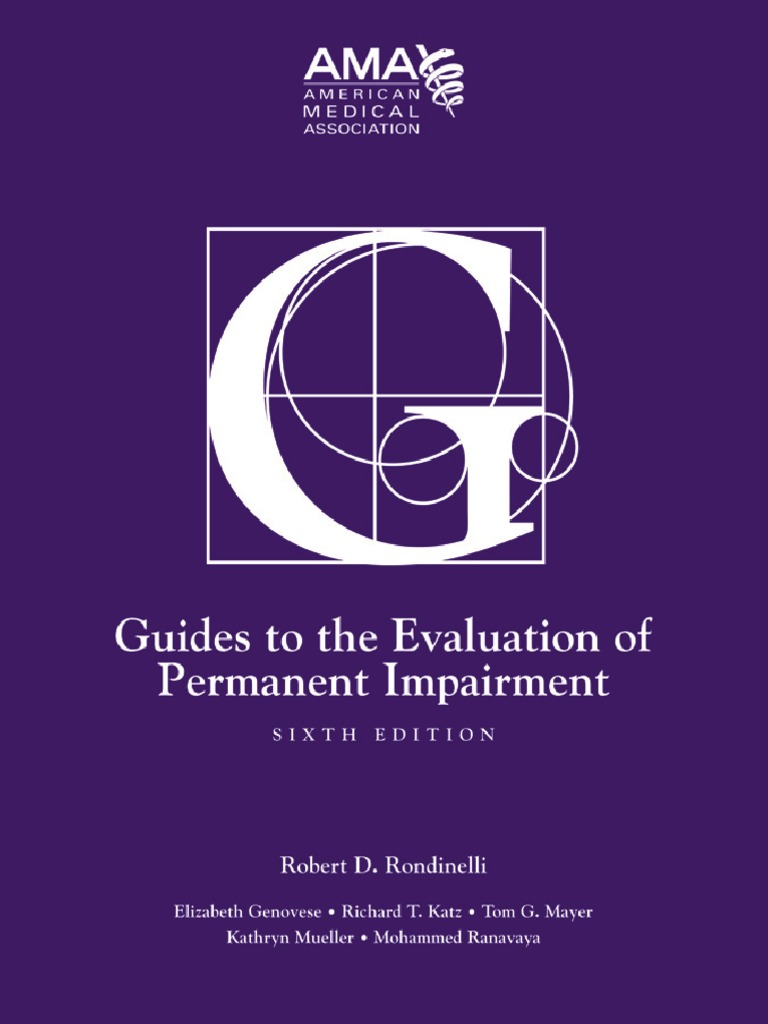 AMA Guides To The Evaluation of Permanent Impairment by American ...