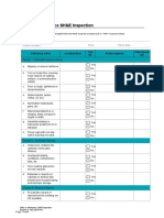 SH&E inspection checklist