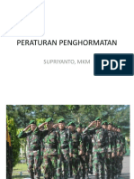 PERATURAN PENGHORMATAN