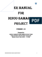 Ignou Samarth User Manual