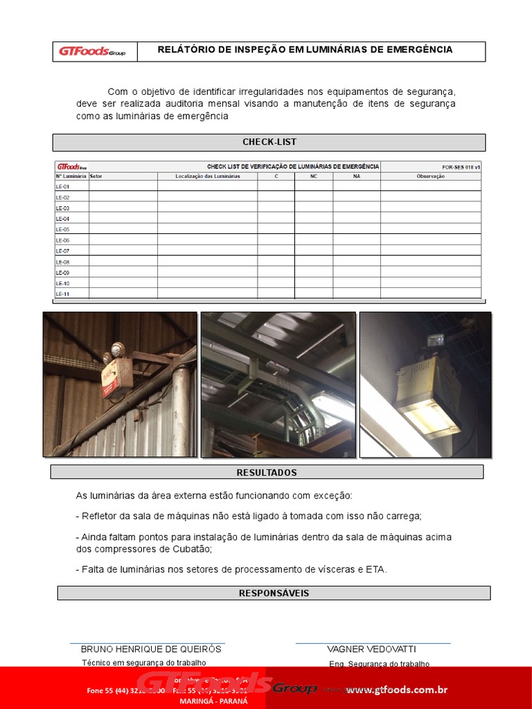 Check List Luces De Emergencia Pdf vrogue.co