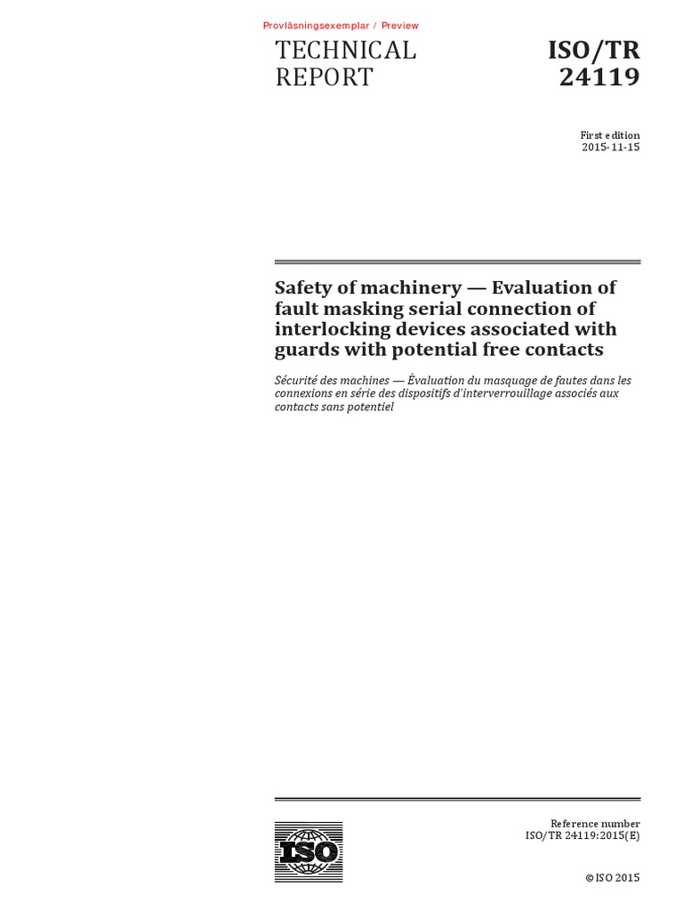 Technical: Iso/Tr 24119 | PDF | International Organization For ...