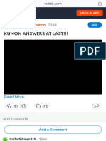 Kumon answers website revealed