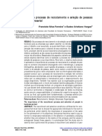 ARTIGO - A Importância Do Processo de Recrutamento e Seleção de Pessoas